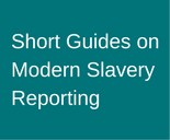 Short Guides on Modern Slavery Reporting teal background 155x128px
