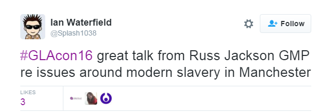 Ian Waterfield tweet
