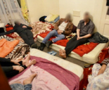 GLAA East London House overcrowded bedroom