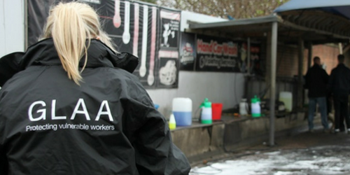 GLAA officer hand car wash