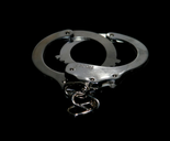 GLAA Handcuffs Black Background