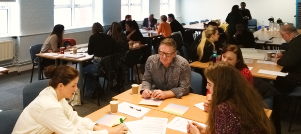 Delegates at the Leicester workshop