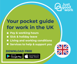Just Good Work app informational image