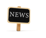 Blackboard icon with text News in white