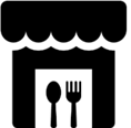 fork and spoon restaurant icon